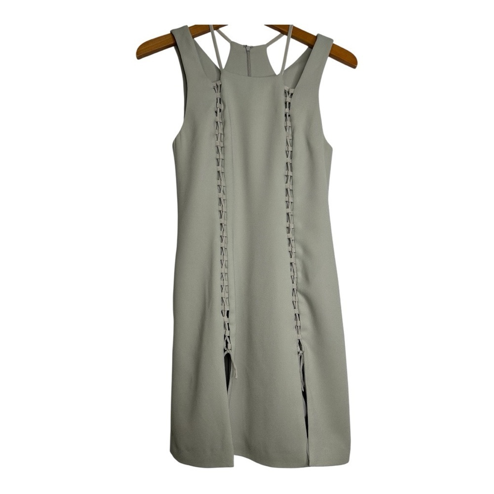 Jonathan Simkhai Light Gray Backless Dress small